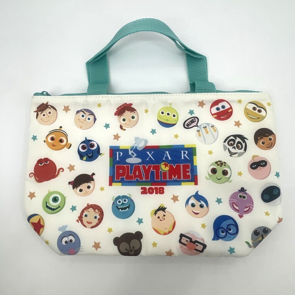Tokyo DisneySea Pixar Playtime 2018 Souvenir Lunch Insulated Cooler Bag Chibi